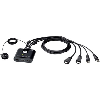 ATEN KVM SWITCH 2-Port USB FHD HDMI Cable ATEN