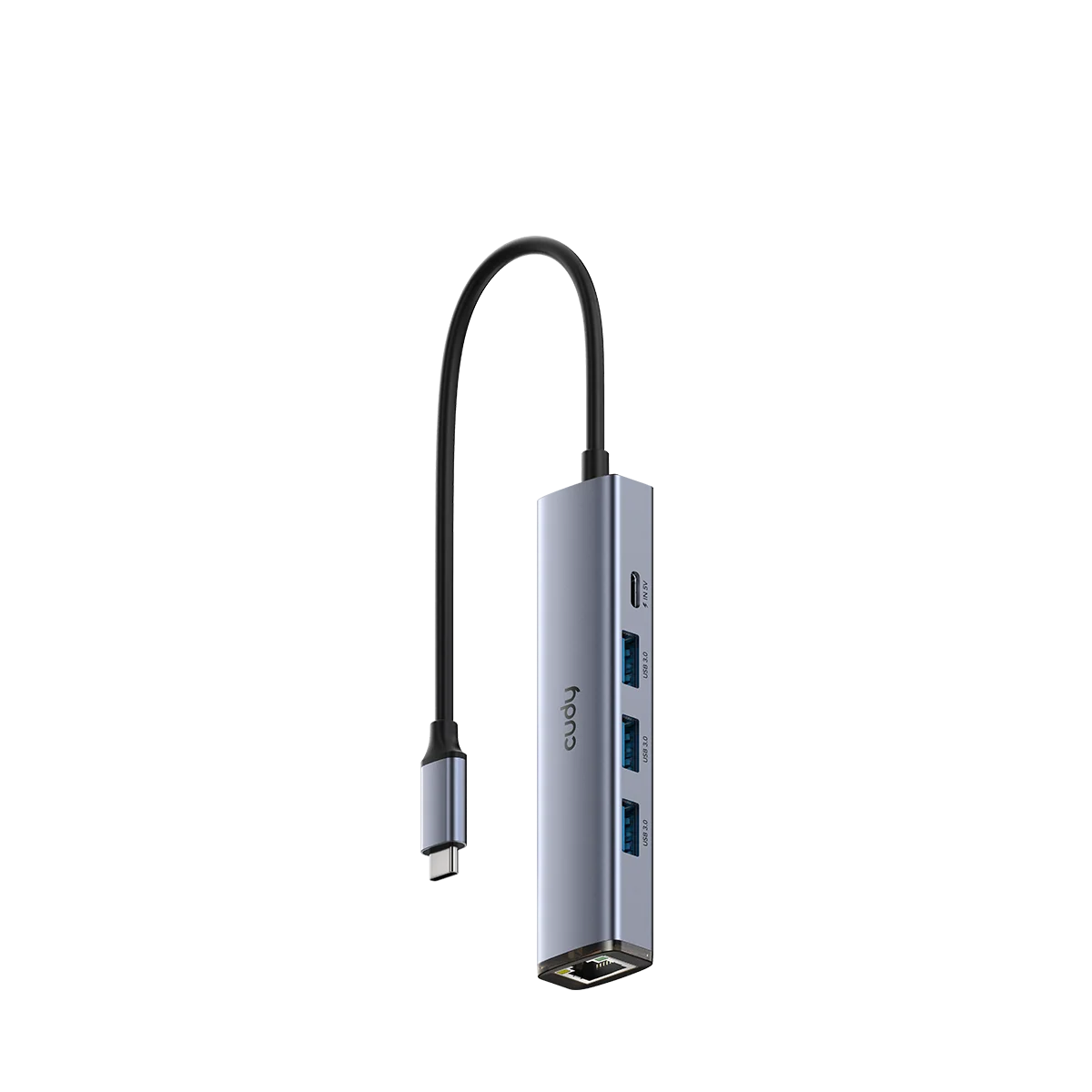 Cudy Cudy 5-in-1 UH606 USB-C with USB3.0 Hub + LAN 1Gb