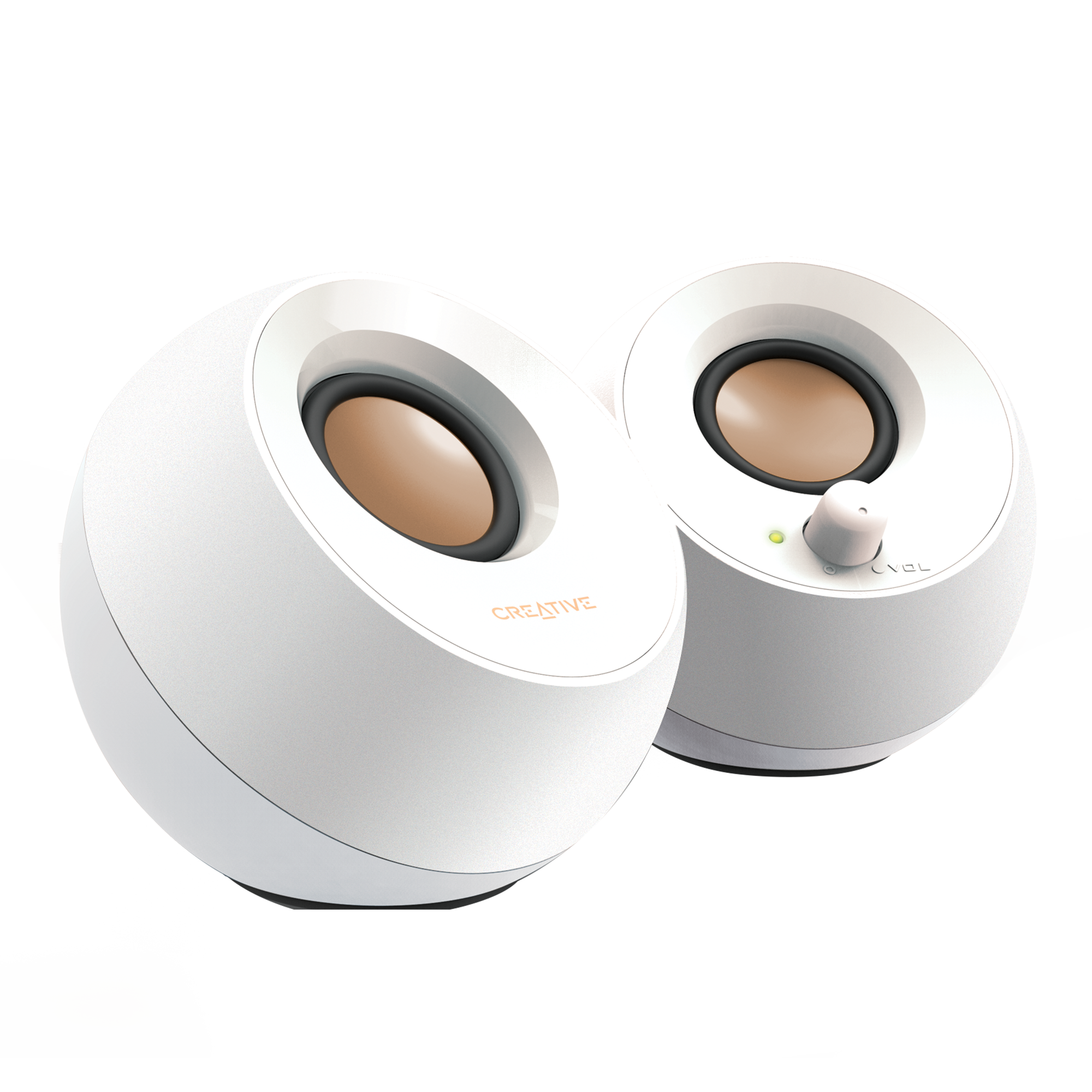 Creative Creative Pebble Modern Speakers USB - WHITE