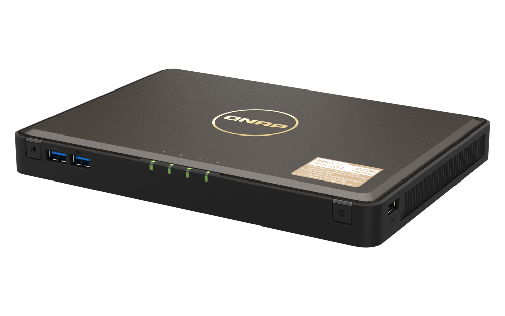 QNAP שרת NAS QNAP NASbook M.2 NVMe SSD 4BAY 4-core 2.9GHZ 8GB RAM