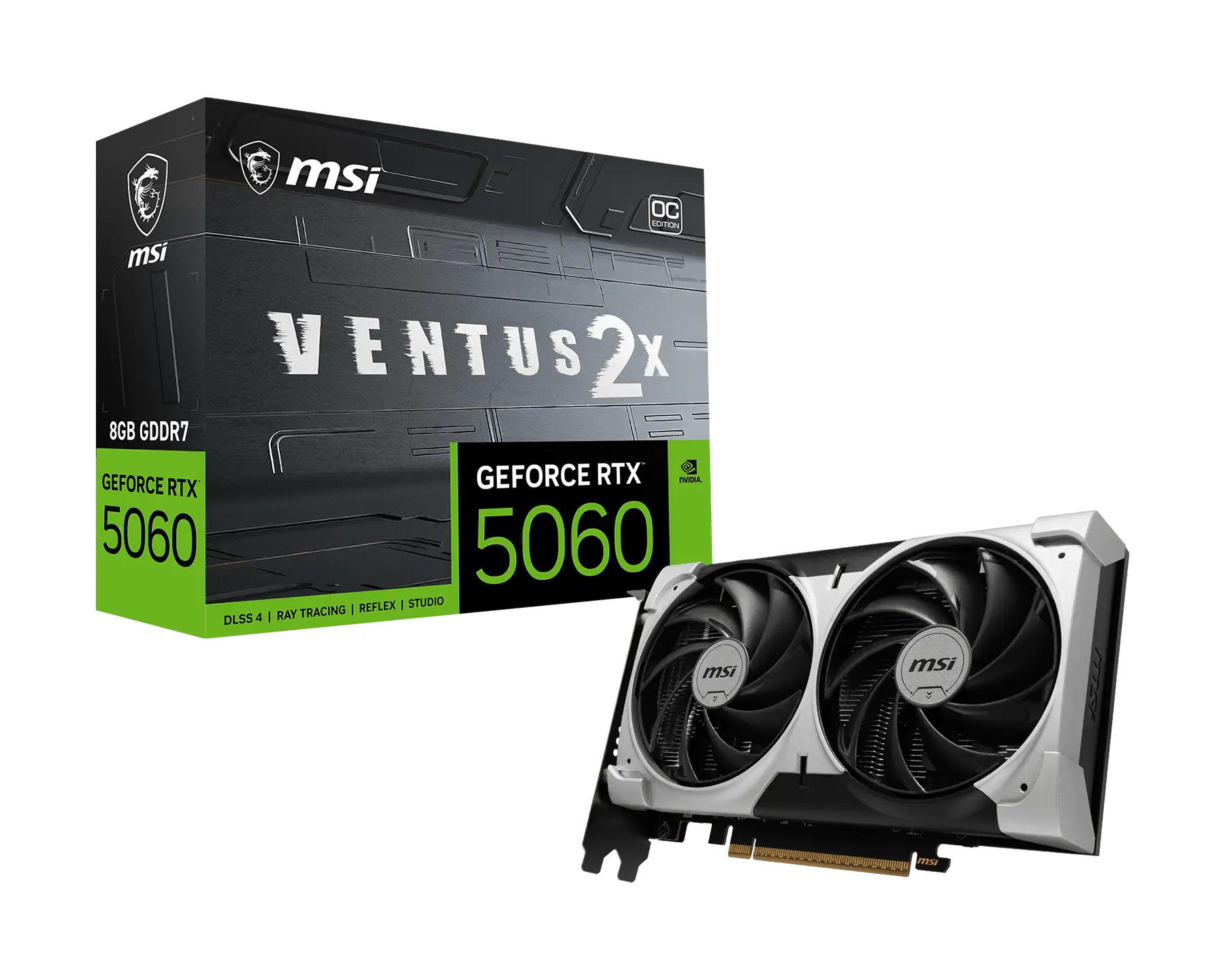 MSI כרטיס מסך MSI GeForce RTX 5060 8G VENTUS 2X OC V1