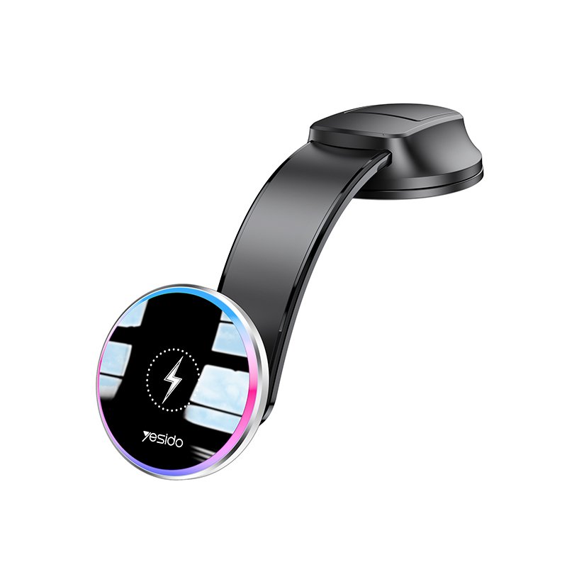 Yesido מעמד לרכב Arm Bendable Magnetic Wireless Charging Phone holder (C292)