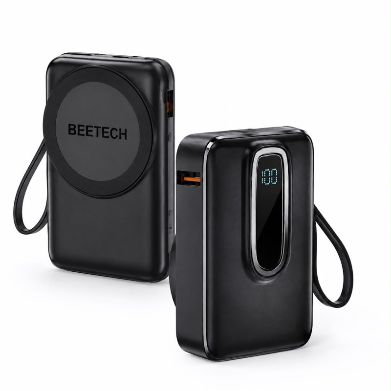  סוללת גיבוי אלחוטית BeeTech BT-313 ‏10,000mAh – טעינה מהירה 22.5W