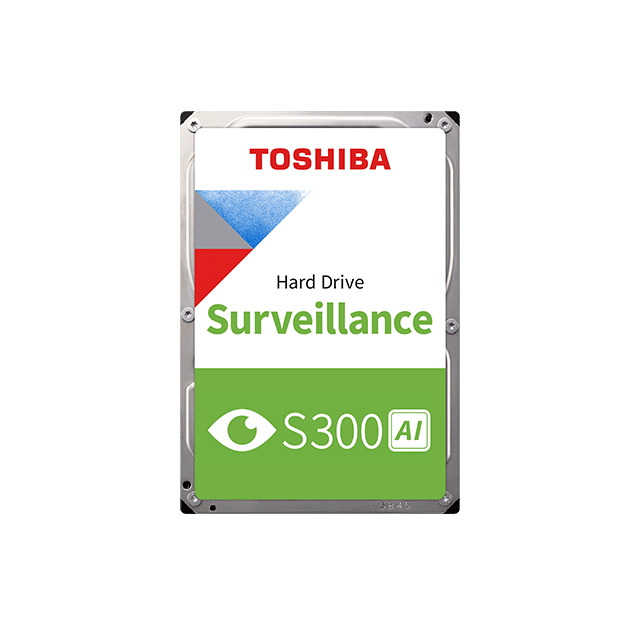 Toshiba דיסק קשיח TOSHIBA S300 AI 10TB Surveillance (CMR)