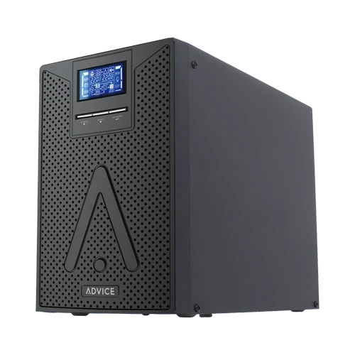 Advice UPS AON1500-2 ONLINE USB + RS232 BLACK ADVICE 4 סוללות