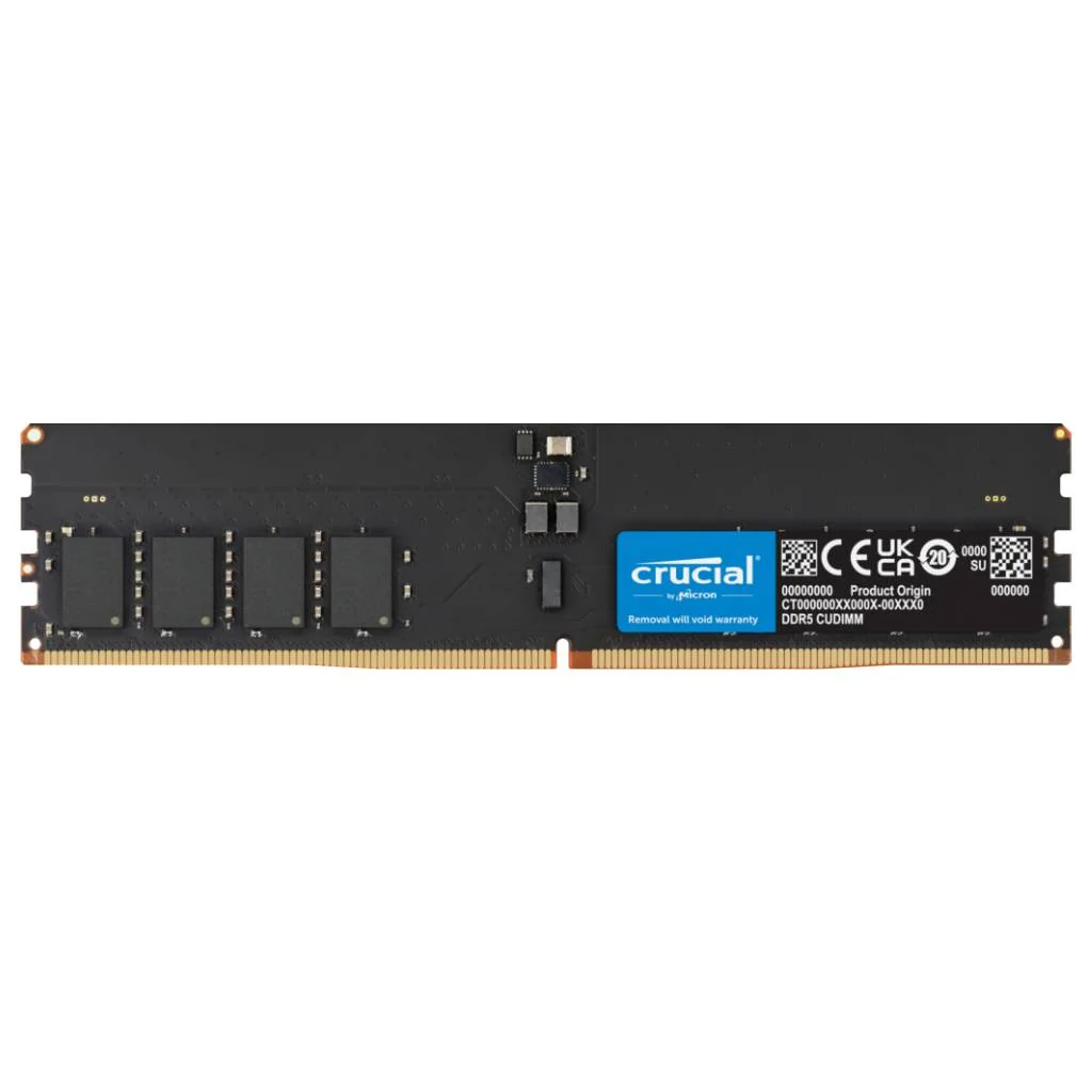 CRUCIAL זיכרון 64GB DIMM DDR5 6400Mhz CL46 (16Gbit) Crucial