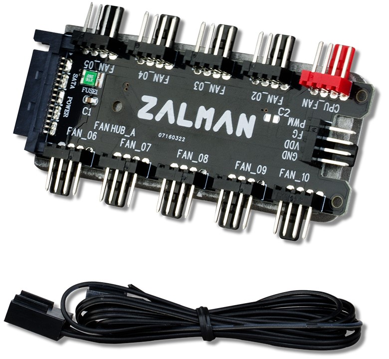 Zalman ZALMAN PWM 10 Port Controller Can Control 10 groups of PWM fans!