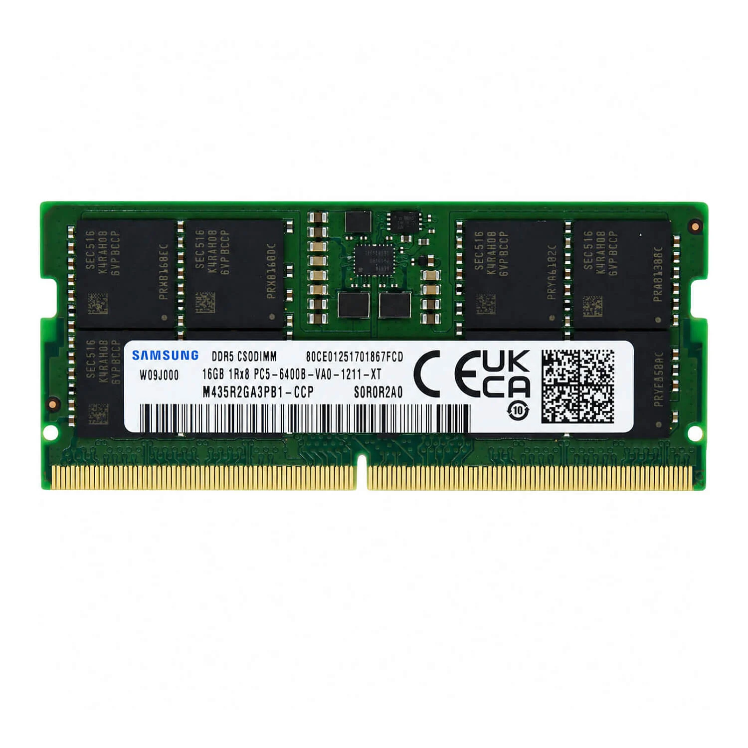 Samsung זיכרון למחשב נייד 16GB SODIMM DDR5 6400Mhz Samsung