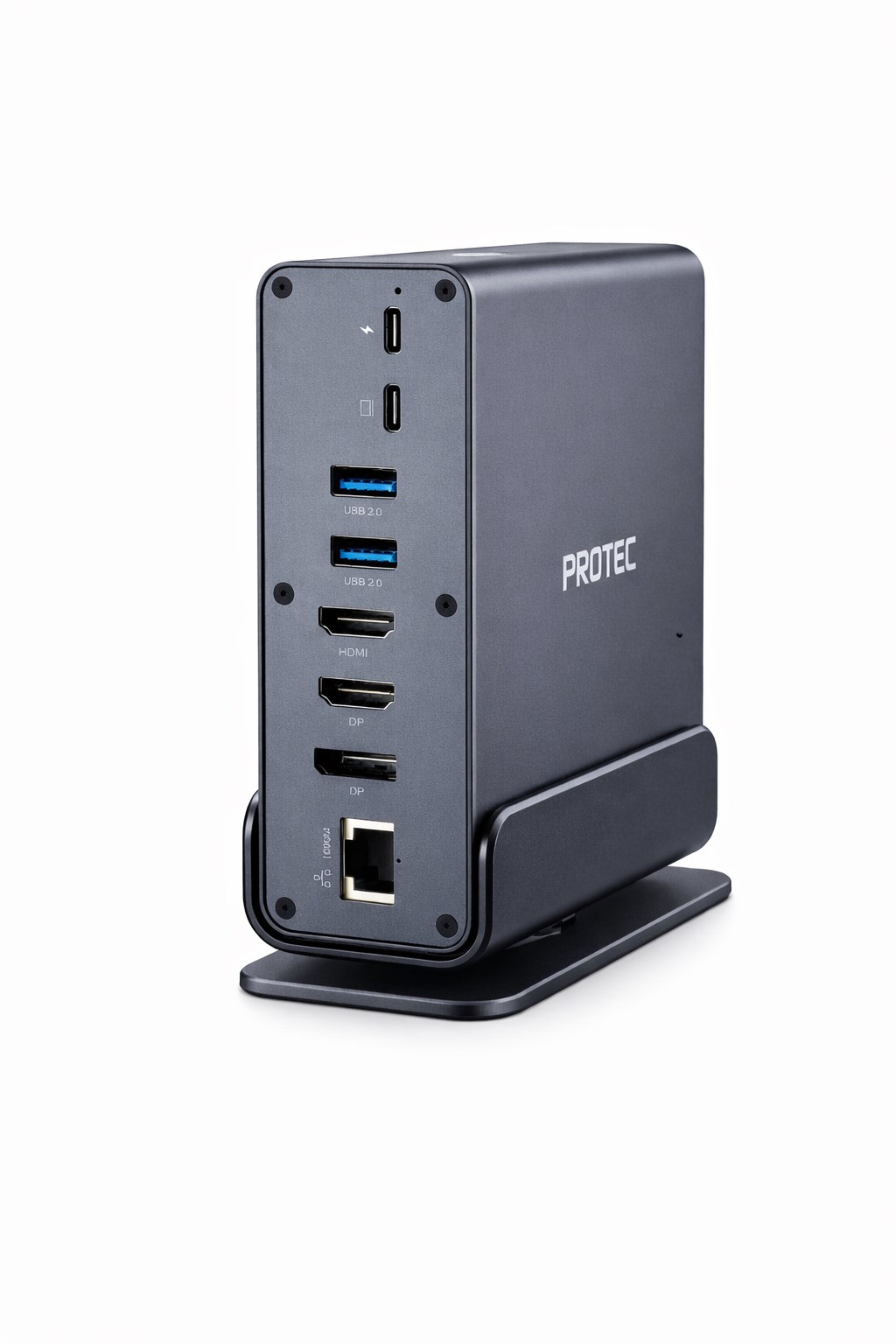 Protec Protec 15-in-1 DM301 USB-C Hub HDMI ×2, DP, USB3 ×3, USB2 x2, USB-C, LAN Docking Station