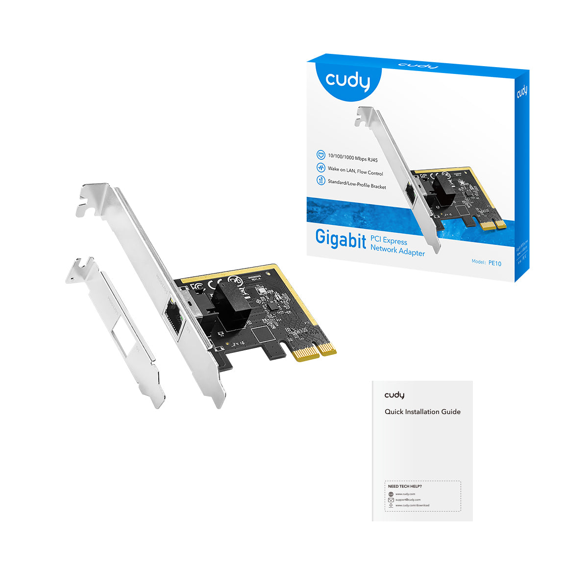 Cudy CUDY Gigabit PCI Express PE10 10/100/1000Mbps