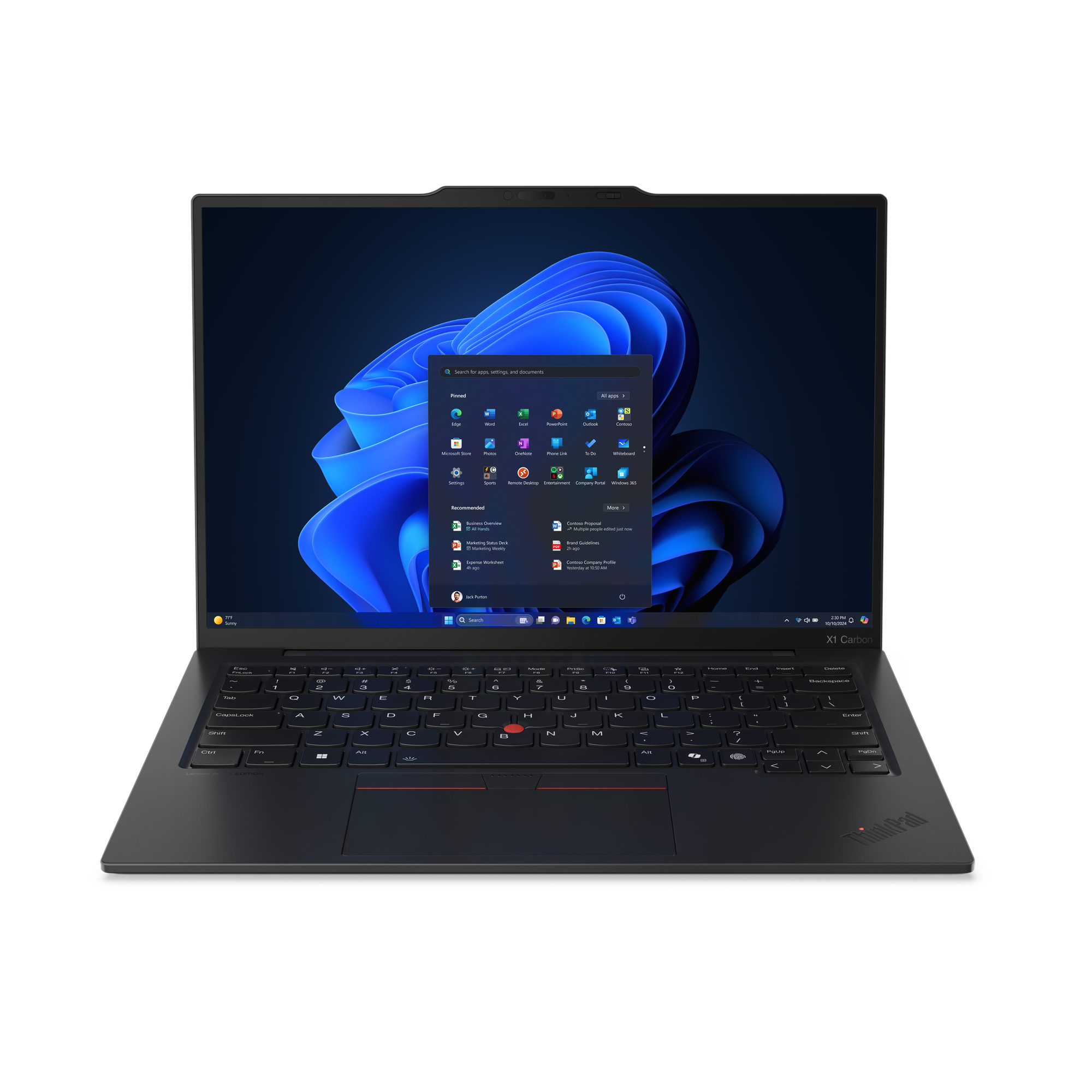 Lenovo מחשב נייד Lenovo X1 Carbon Gen13 14 2.8K Ultra 7 2585V/OLED/32GB/1TB/WIN11P/3Y