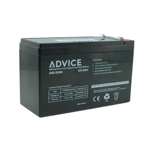 Advice 12V 9AH מצבר לאל פסק מתאים לאל פסק AIN850 מקט 11279