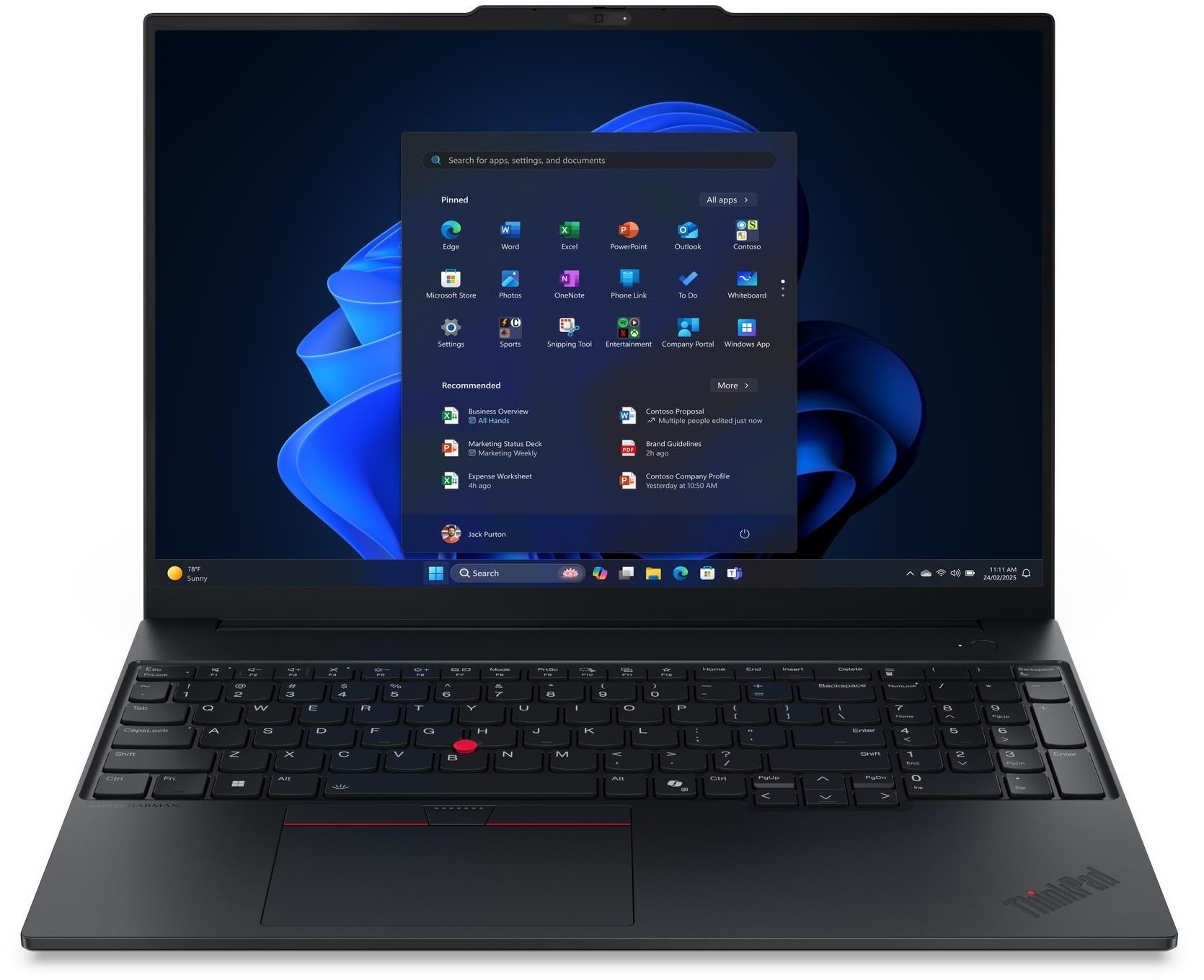 Lenovo Lenovo ThinkPad E16 Gen3 ULT7-258V/32GB/512SSD/FD/3Y laptop FREE DOS |Core Ultra 7 |16
