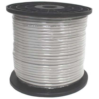 LUGGAR CAT-6 RJ45 100M כבל רשת קשיח מסוכך תוף ללא מחברים