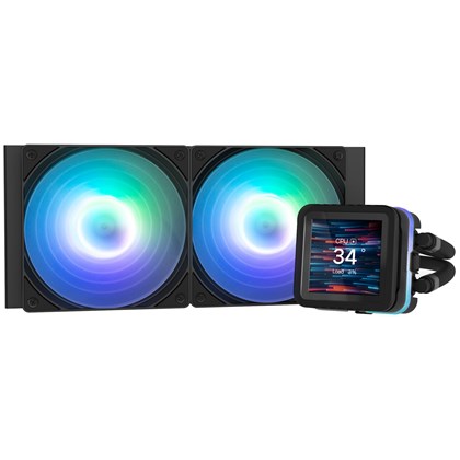 Zalman ZALMAN ALPHA 2 DS A24 Black LIQUID COOLER 240 MM 1851,1700,1200,115X, AM5,AM4 320 W