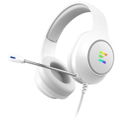Zalman ZALMAN GAMING HEADSET WHITE 7.1 Surround ZM-HPS310 RGB USB Interface