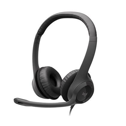 Logitech Logitech USB Headset H390 -graphite