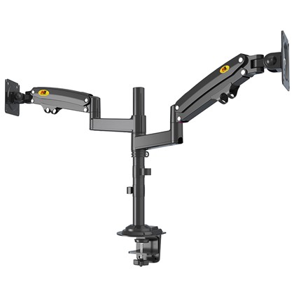 North Bayou זרוע שולחנית דו מפרקית אגומטרית לשני מסכים 35-22 עד למשקל מסך של 9 קג