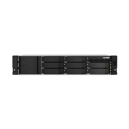 QNAP QNAP NAS 873AeU-RP-4G, 8-Bay NAS,AMD Ryzen, 2*2.5GbE, 2*PS, 2xPCIE networked storage (NAS)