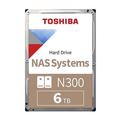Toshiba TOSHIBA N300 6TB NAS HDD (256MB-7200RPM) Hard disk NAS |6 TB 256 MB 7200 RPM