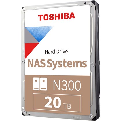 Toshiba TOSHIBA N300 20TB NAS HDD/(256MB-7200RPM) Hard disk NAS |20 TB 256 MB 7200 RPM