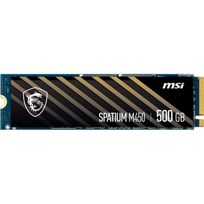 MSI MSI SSD 500GB SPATIUM M450 PCIe 4.0 NVMe M.2 2280 5Y