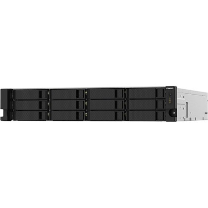 QNAP QNAP NAS 12BAY 2U Rackmount Cortex-A57 4-core 1.7GHz + 4GB RAM ללא דיסקים networked storage (NAS)