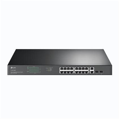 TP-LINK SWITCH 18-PORT GIGA EASY SMART WITH 16-PORT POE+ 250W 2SFP TP-LINK