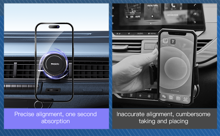 Yesido מעמד לרכב Attach magnetic suction bracket (C126)