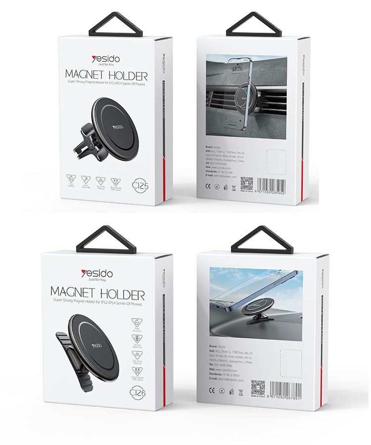 Yesido מעמד לרכב Attach magnetic suction bracket (C126)