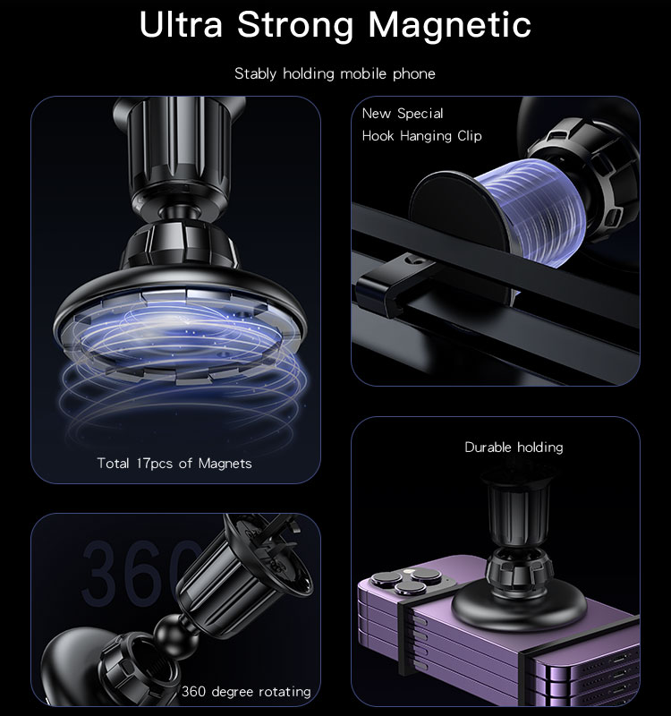 Yesido מעמד לרכב Magnetic car holder (C156)