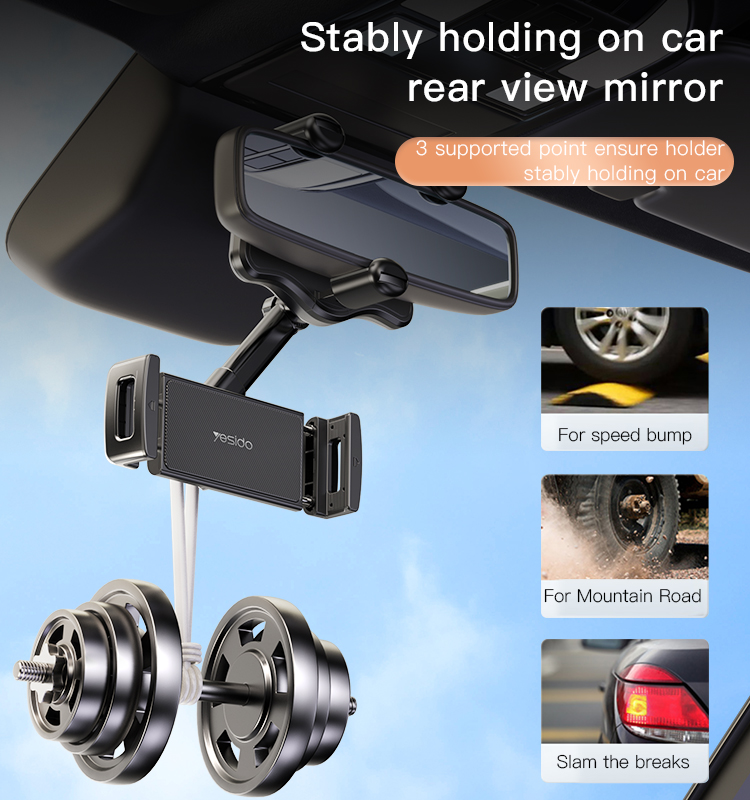 Yesido מעמד לרכב REARVIEW MIRROR (C196)