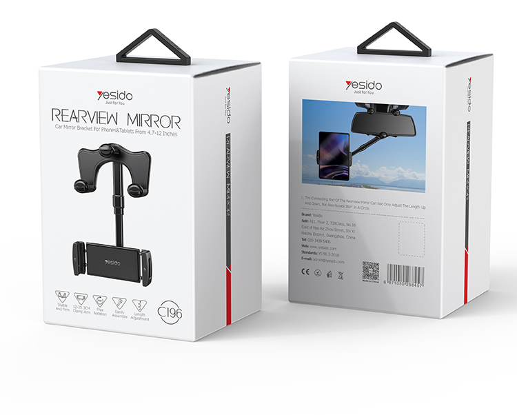 Yesido מעמד לרכב REARVIEW MIRROR (C196)