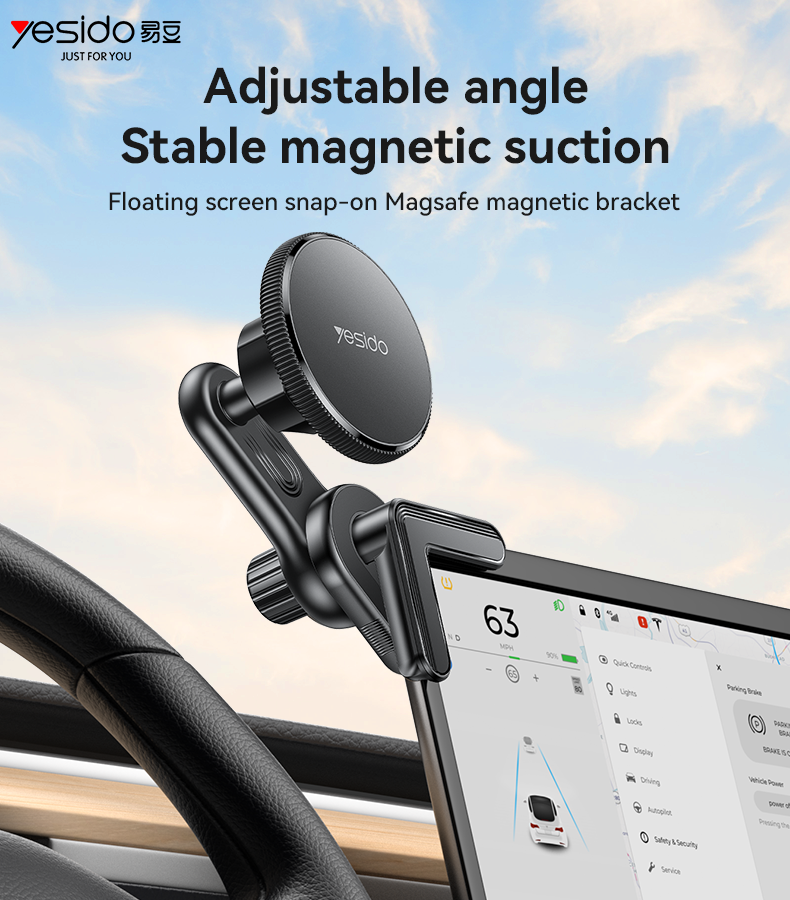 Yesido מעמד לרכב Magsafe Magnetic Car holder (C213)