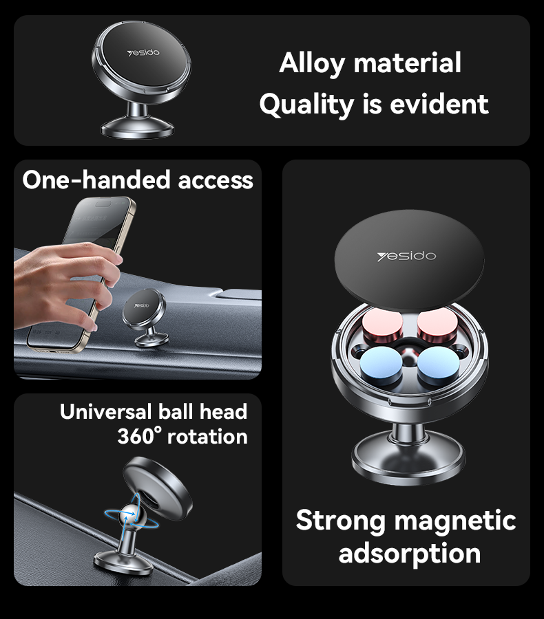 Yesido מעמד לרכב magnetic holder (C215)