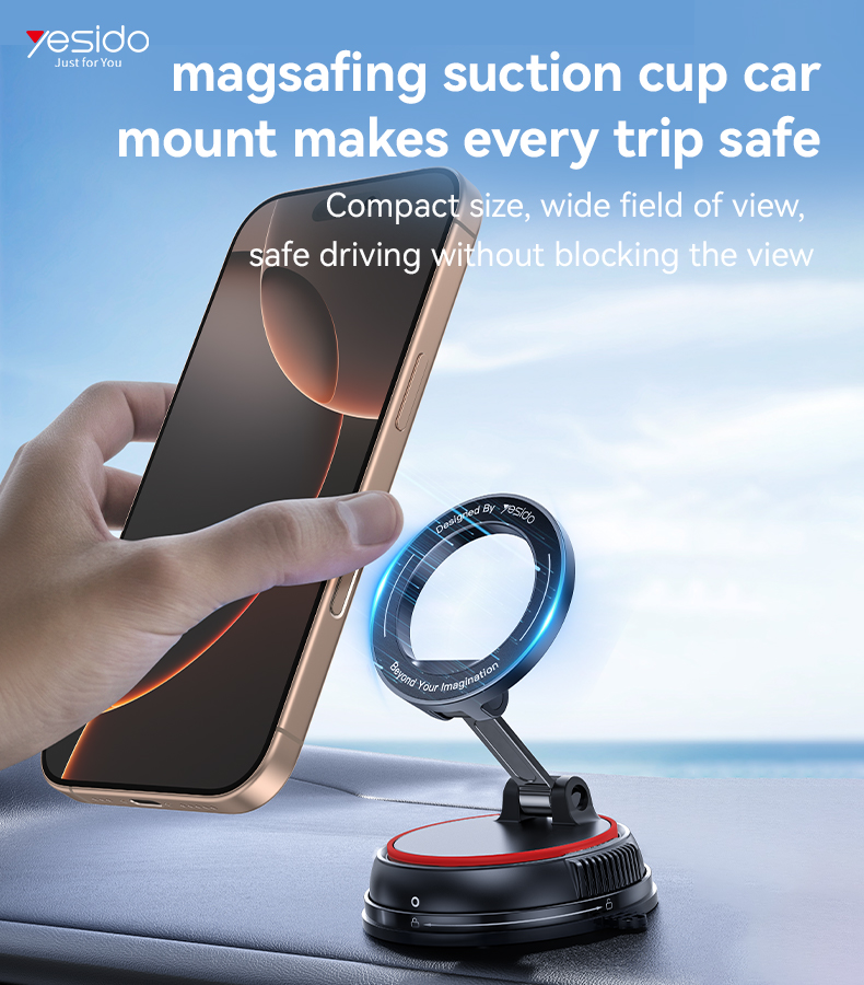 Yesido מעמד לרכב Magsafe 360 rotating magnetic holder (C219)