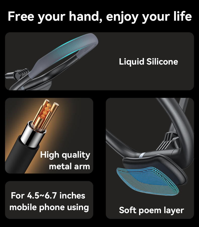 Yesido מעמד לרכב Neck Mounted Lazy Holder (C291)