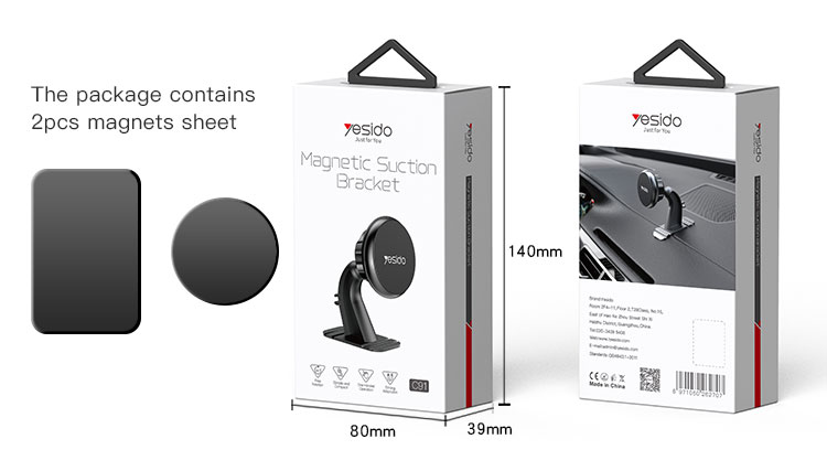 Yesido מעמד לרכב Magnetic 
Car Holder (C91)