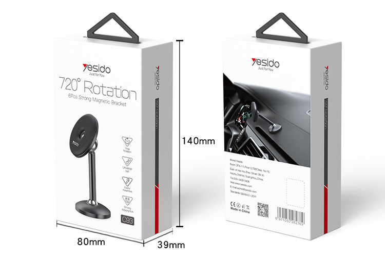 Yesido מעמד לרכב Magnetic 
Car Holder (C93)
