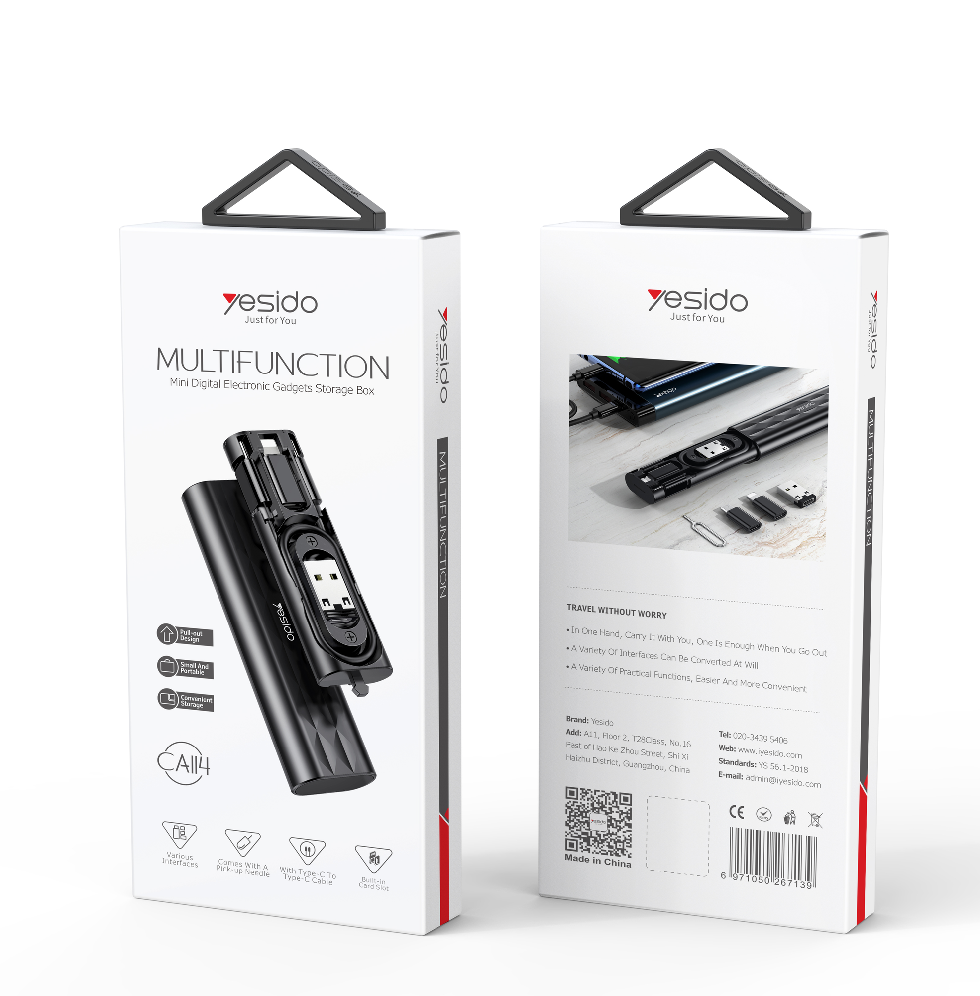 Yesido כבל Multi-function cable storage box (CA114)