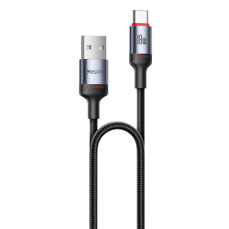 Yesido כבל USB-C 18W Aluminum Alloy  Data Cable
2M (CA130C)
