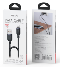 Yesido כבל A TO L/2.4A
Data cable
1.2M (CA132L)