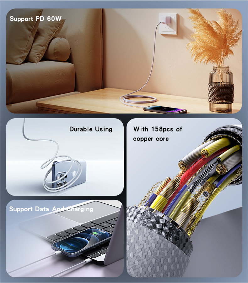 Yesido כבל For IOS and Android Data Cable
2M (CA164)