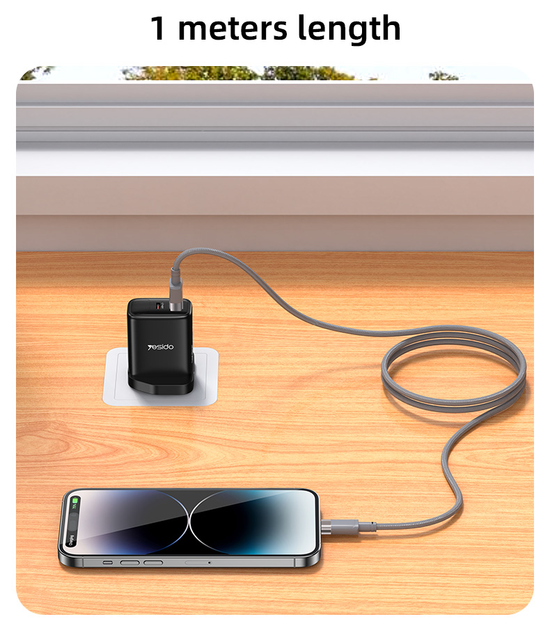Yesido כבל Magnetic absorption data cable
1M (CA173)
