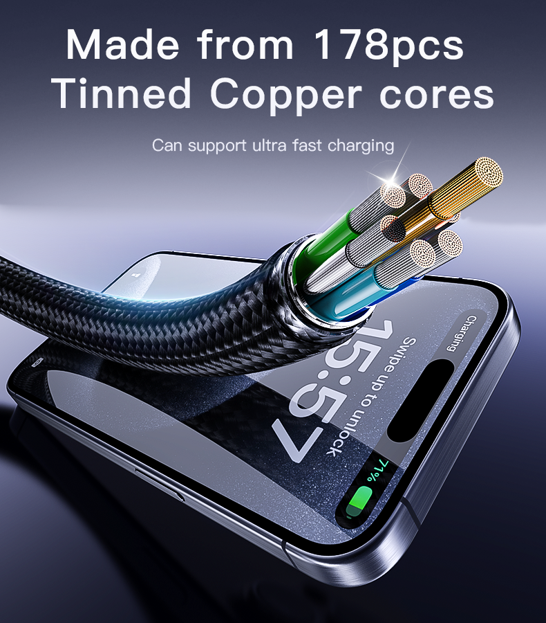 Yesido כבל C-C 60W aluminum alloy  data cable
2M (CA183)