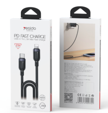 Yesido כבל C TO L/27W
Data cable
2M (CA191)