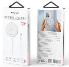 Yesido מטען אלחוטי QI2.0 Magnetic Wireless Charger (DS24)