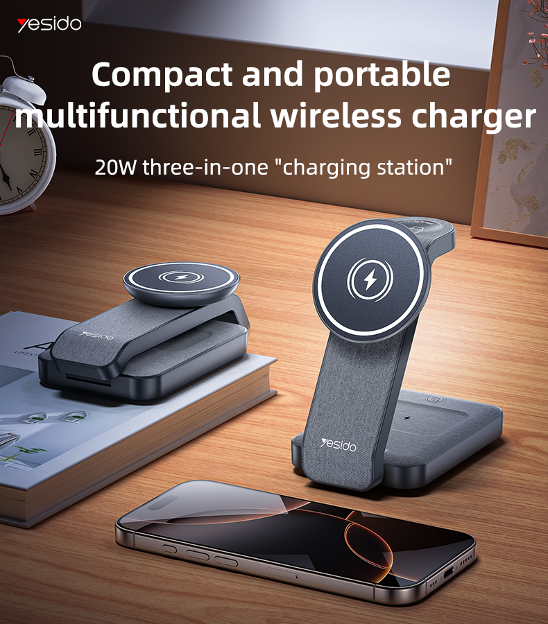Yesido מטען אלחוטי 4 in 1 Wireless Charger (DS26)