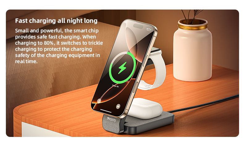 Yesido מטען אלחוטי 4 in 1 Wireless Charger (DS26)