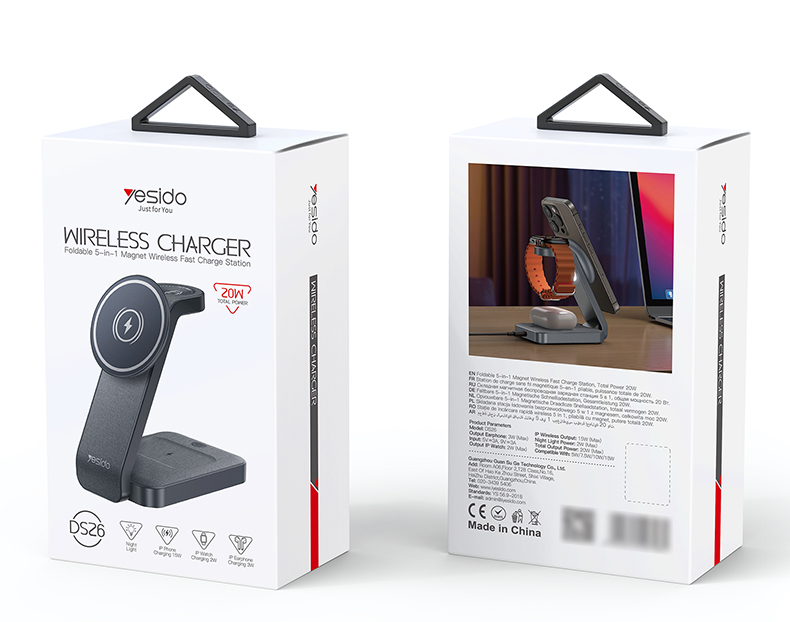 Yesido מטען אלחוטי 4 in 1 Wireless Charger (DS26)